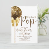Chocolade Cake Pop staat op het punt om te barsten Kaart (Staand voorkant)