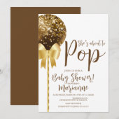 Chocolade Cake Pop staat op het punt om te barsten Kaart (Voorkant / Achterkant)