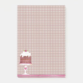 Chocolade Cake Post-it® Notes (Voorkant)