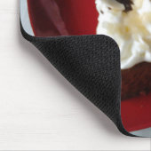 Chocolade Cake Red Heart Love Romantic Muismat (Hoek)