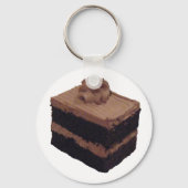 Chocolade Cake Sleutelhanger (Voorkant)