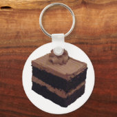 Chocolade Cake Sleutelhanger (Voorkant)
