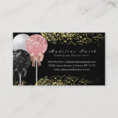 Chocolade Cakepops Glitter Baking Cake Decorator Visitekaartje (Voorkant)