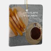 Chocolade Caliente con Churros Keramisch Ornament (Rechts)