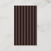 Chocolade Calling Card Contactkaartje (Achterkant)