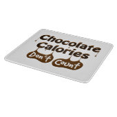 Chocolade Calorieën Tellen Niet Snijplank (Hoek)