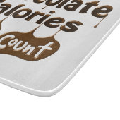 Chocolade Calories niet tellen Snijplank (Hoek)