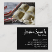 Chocolade Candy Cane Sweet Food Writer Pastry Chef Visitekaartje (Voorkant / Achterkant)