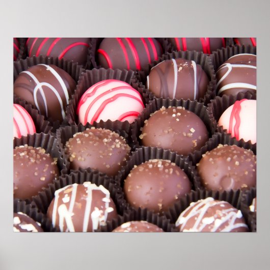 Chocolade Candy Truffle Poster (Voorkant)