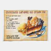 Chocolade Caramel Ice Cream Pie Recept Theedoek (Horizontaal)