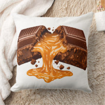 Chocolade Caramel Liefhebber Kussen
