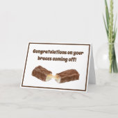 Chocolade Caramel Snoep Gefeliciteerd Met Je Beuge Kaart (Voorkant)