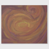 Chocolade Carmel Swirl Cadeaupapier (Vlak)