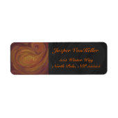 Chocolade Carmel Swirl Etiket (Voorkant)