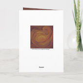 Chocolade Carmel Swirl Kaart (Achterkant)
