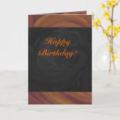 Chocolade Carmel Swirl Kaart (Gele Bloem)