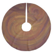 Chocolade Carmel Swirl Kerstboom Rok (Voorkant)