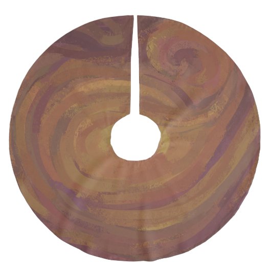 Chocolade Carmel Swirl Kerstboom Rok (Voorkant)