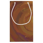 Chocolade Carmel Swirl Klein Cadeauzakje (Achterkant)