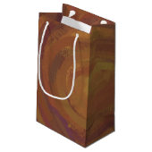 Chocolade Carmel Swirl Klein Cadeauzakje (Achterkant Gekanteld)