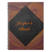 Chocolade Carmel Swirl Notitieboek (Voorkant)