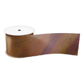 Chocolade Carmel Swirl Satijnen Lint (Spoel)