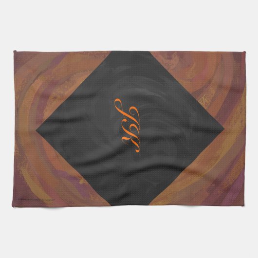 Chocolade Carmel Swirl Theedoek (Horizontaal)