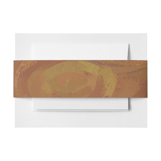 Chocolade Carmel Swirl Uitnodigingen Wikkel (Voorkant Voorbeeld)