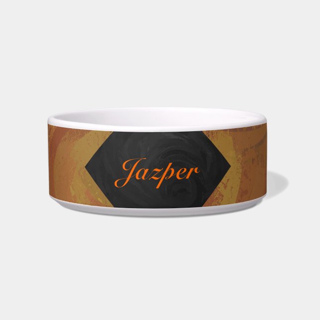 Chocolade Carmel Swirl Voerbakje (Voorkant)