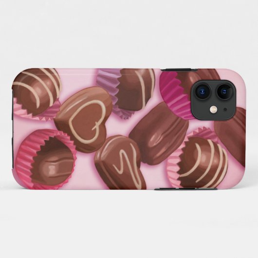 Chocolade Case-Mate iPhone Case (Achterkant (horizontaal))