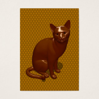 Chocolade Cat Visitekaartjes