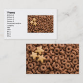 Chocolade Cerea-Visitekaartje Visitekaartje (Voorkant / Achterkant)