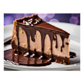 Chocolade Cheesecake Perfect Poster (Voorkant)