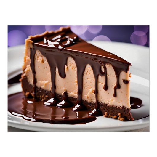 Chocolade Cheesecake Perfect Poster (Voorkant)