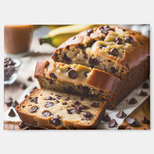 Chocolade Chip Banana Brood Magneet
