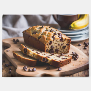 Chocolade Chip Banana Brood Magneet