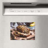 Chocolade Chip Banana Brood Magneet (Insitu (Vaatwasser))