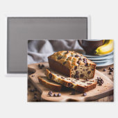 Chocolade Chip Banana Brood Magneet (Voorkant / Achterkant)