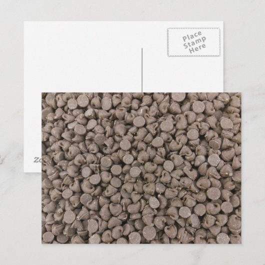 Chocolade Chip Briefkaart (Voorkant / Achterkant)