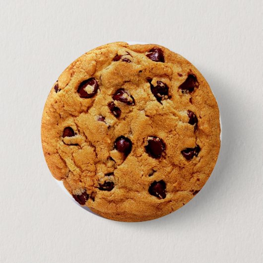 Chocolade Chip-Button Ronde Button 5,7 Cm (Voorkant)