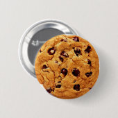Chocolade Chip-Button Ronde Button 5,7 Cm (Voorkant /achterkant)