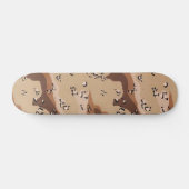 Chocolade Chip Camo Skateboard Pro (Horizontaal)
