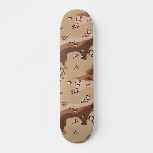 Chocolade Chip Camo Skateboard Pro (Voorkant)