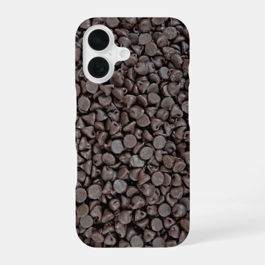 Chocolade Chip Collectie iPhone 16 Hoesje (Achterkant)