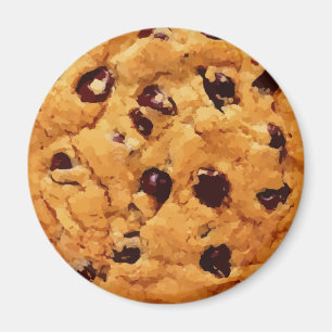 Chocolade Chip Cookie Afbeelding Magnet
