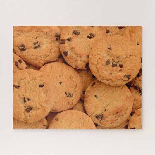 Chocolade Chip Cookie Biscuits Difficult Food Legpuzzel (Horizontaal)