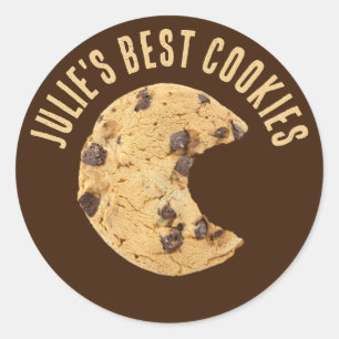 Chocolade Chip Cookie Bite Ronde Sticker