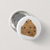 Chocolade Chip Cookie Cadeau Ronde Button 3,2 Cm (Voorkant /achterkant)