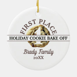 Chocolade Chip Cookie Contest First Place Winner C Keramisch Ornament