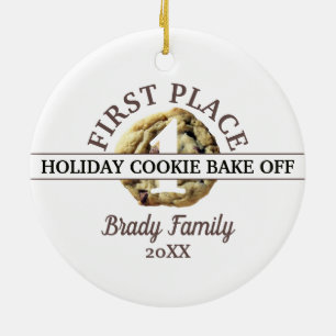 Chocolade Chip Cookie Contest First Place Winner C Keramisch Ornament